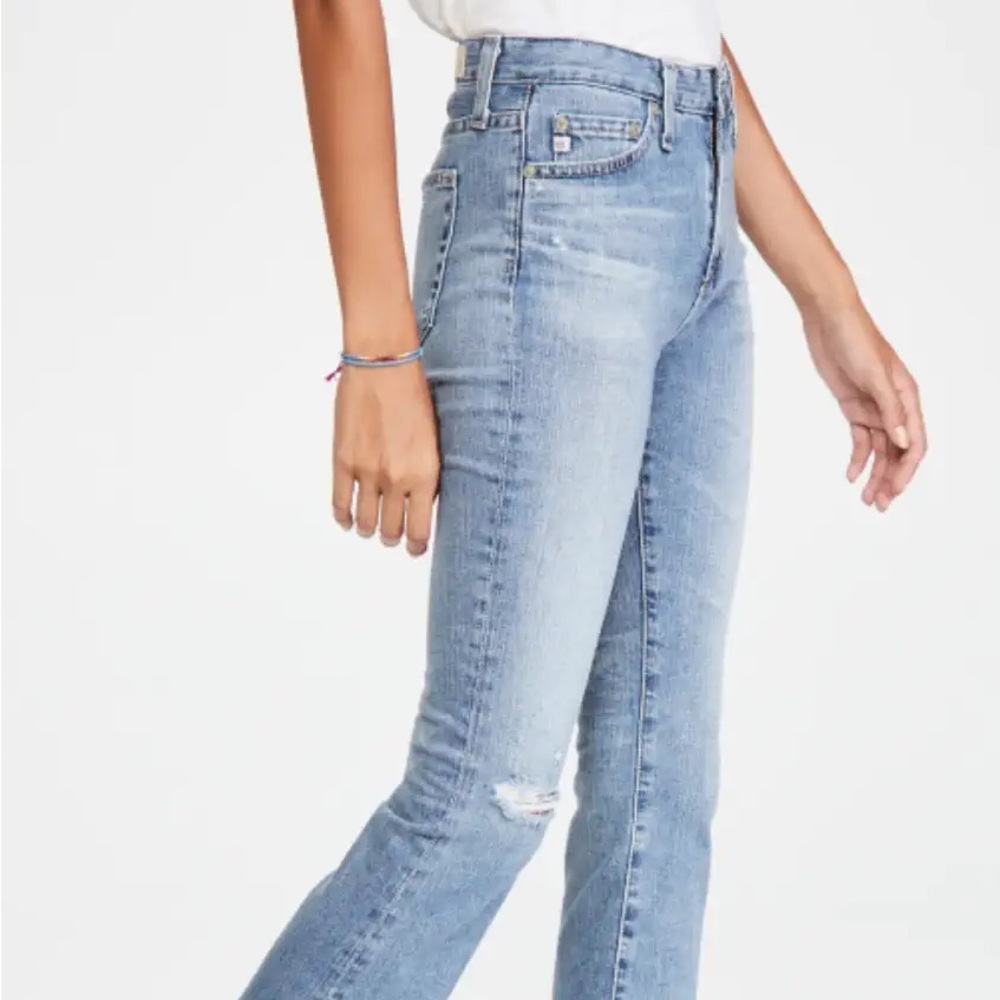 AG Jodi Crop Jeans Adriano Goldschmied high rise slim flare crop - Picture 6 of 10